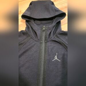 NWOT Jordan Black Hoodie with Logo